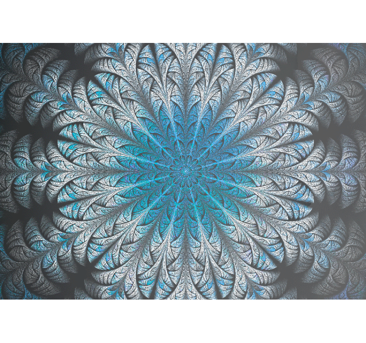 Fototapete Nebliges Muster - TenStickers