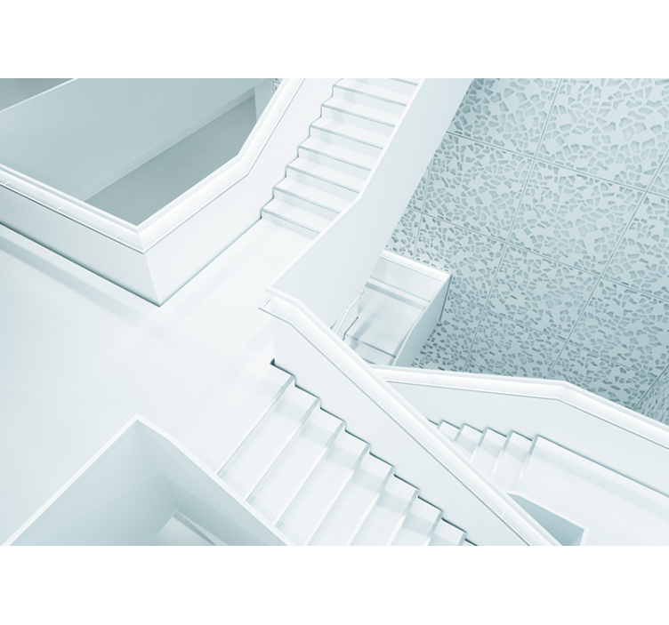 Fototapete 3D Stufenwand 3D - TenStickers