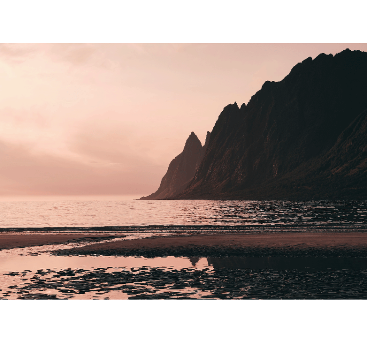 Fototapete Landschaft blick auf den küstenhorizont - TenStickers