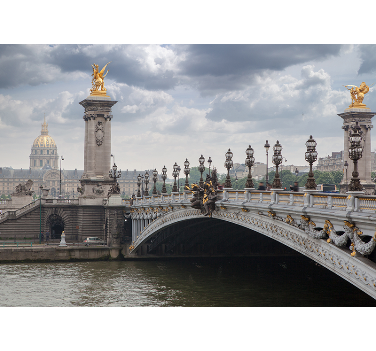 Fototapete Städte pont alexandre iii ansicht - TenStickers