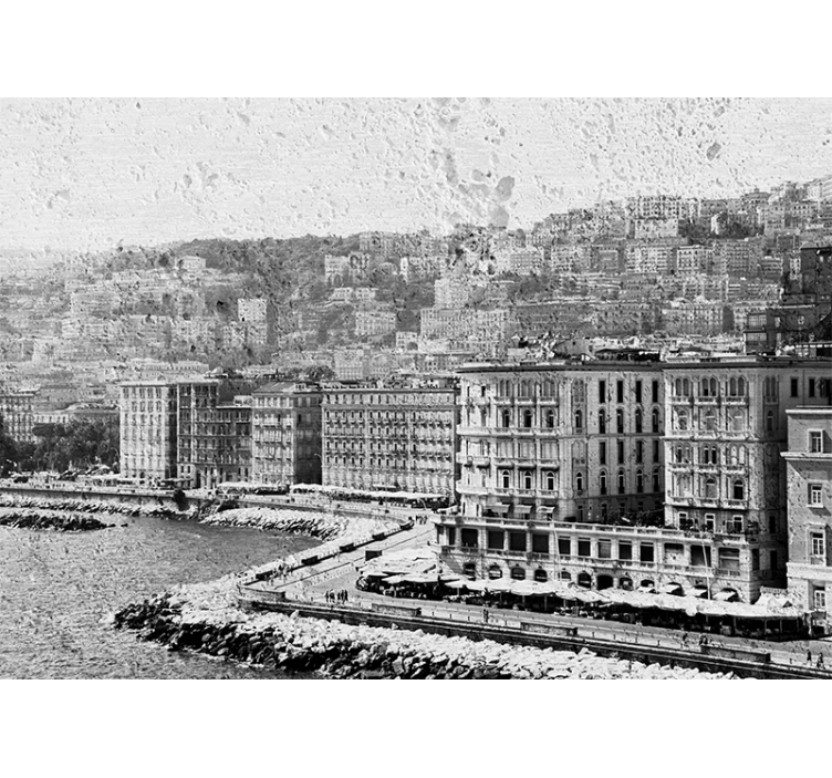 Fototapete Städte küstenblick auf neapel - TenStickers