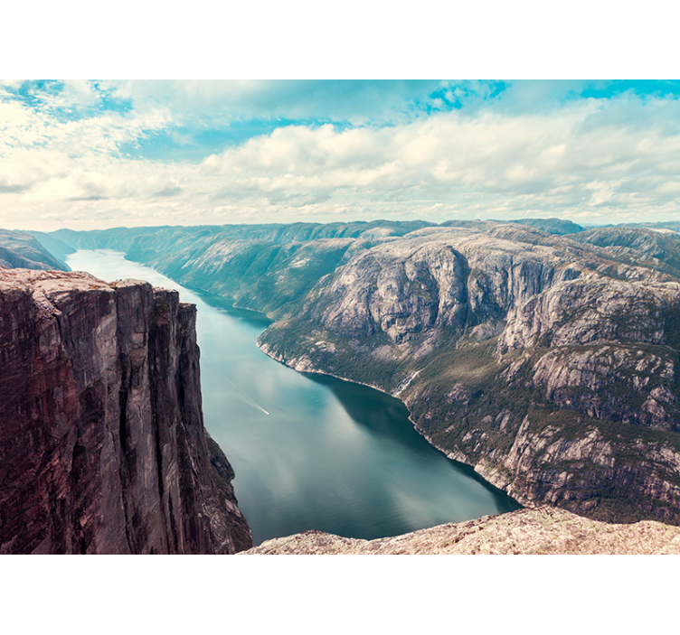 Fototapete Natur Norwegische fjorde - TenStickers