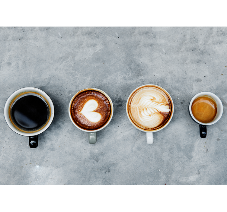 Fototapete musik kaffeekunst kollektion - TenStickers