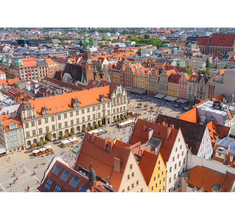 Fototapete Städte historische stadtansicht - TenStickers