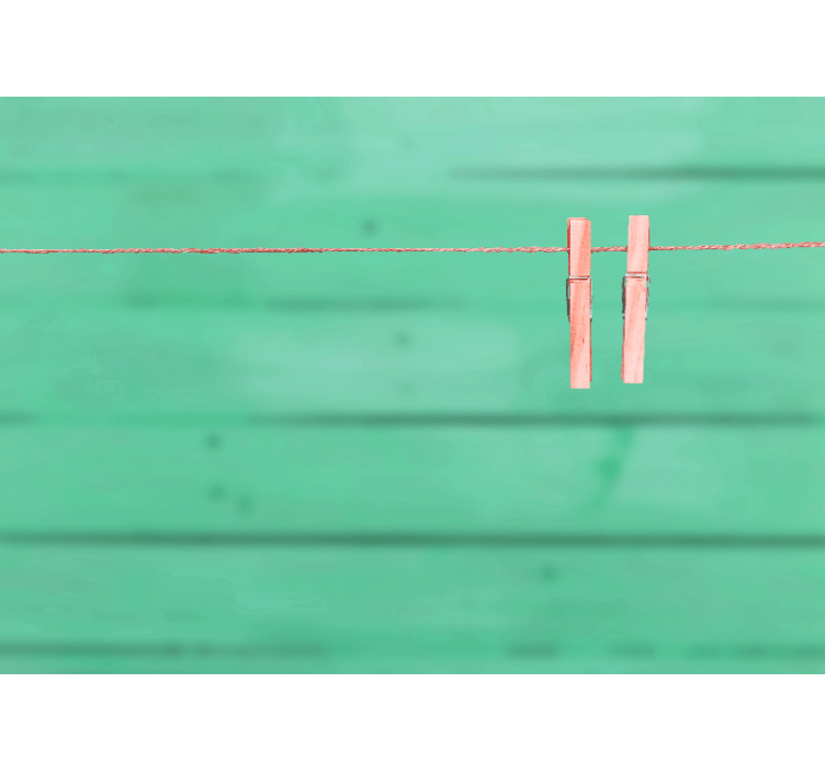 Fototapete weitere Muster wäscheklammern online - TenStickers