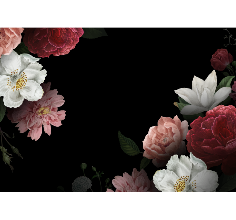 Fototapete blumen exquisites blumenarrangement - TenStickers
