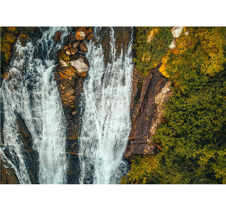 Fototapete wasserfall große wasserfalllandschaft - TenStickers