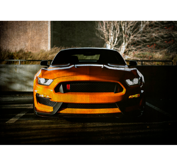 Fototapete fahrzeuge elegantes muscle car - TenStickers