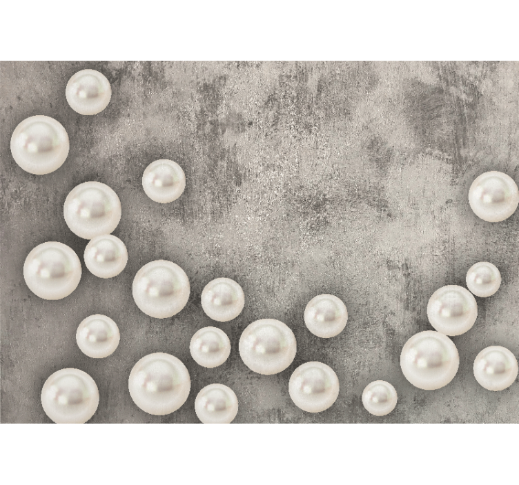 Fototapete weitere muster zartes perlenarrangement - TenStickers