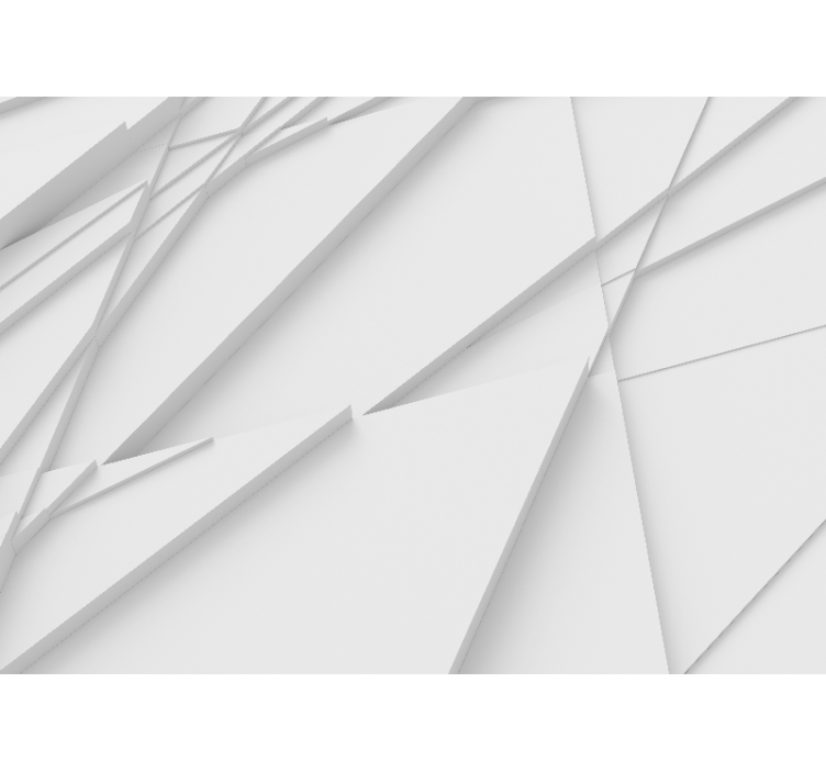 Fototapete abstrakt mit geometrischen schichten - TenStickers