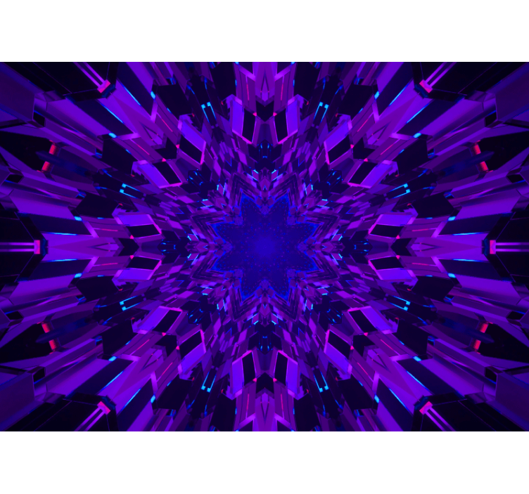 Fototapete abstrakt geometrisches sternenmuster - TenStickers