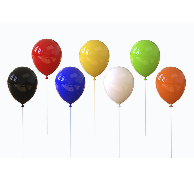 Fototapeten muster buntes ballon-display - TenStickers