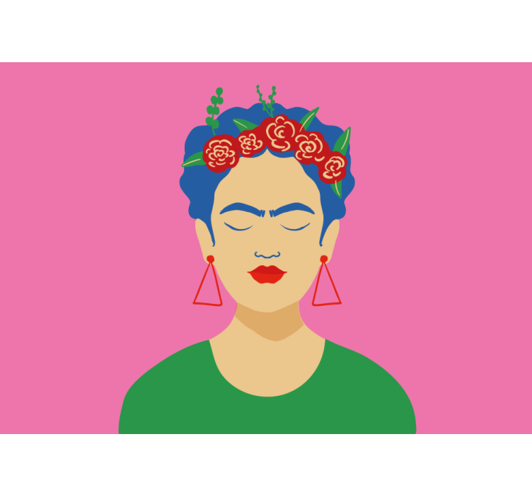 Fototapete Urbane Kunst Frida kahlo pop-art-design - TenStickers