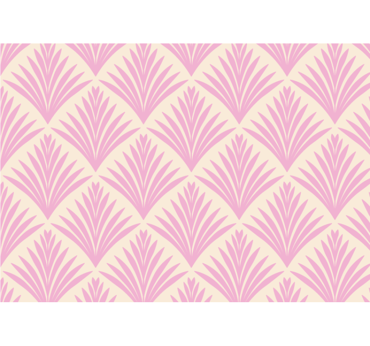 Fototapete weitere muster mit stilisierten palmenblättern - TenStickers