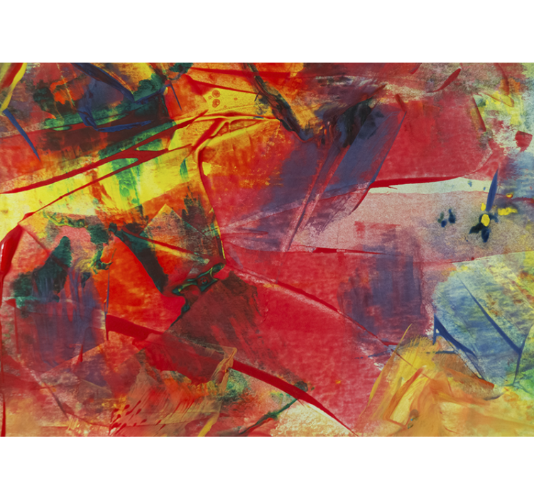 Fototapete abstrakt dynamische farbfusion - TenStickers