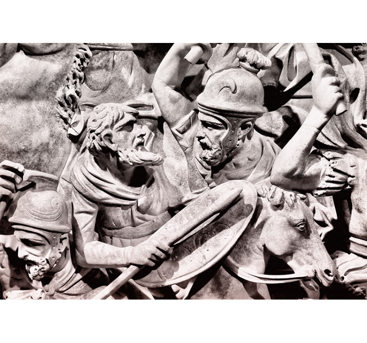 Fototapete klassische kunst antike schlachtszene - TenStickers