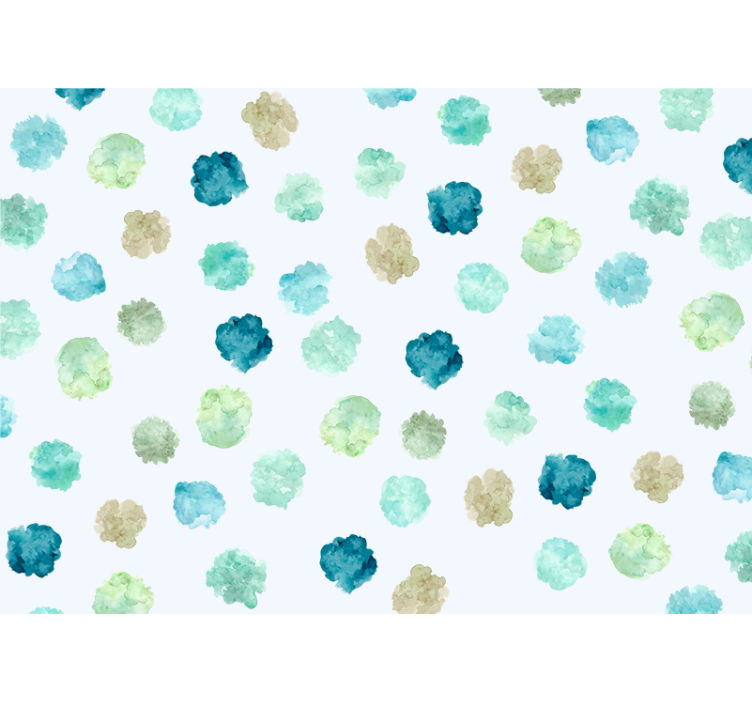 Fototapete weitere blumen aquarellblumenmuster - TenStickers