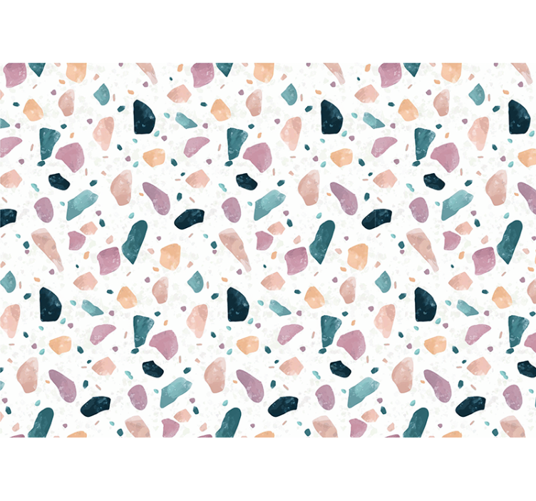 Fototapete Badezimmer Original terrazzo-muster - TenStickers