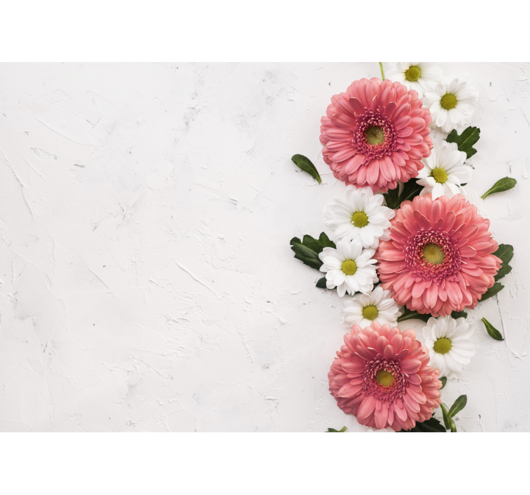 Fototapete blumen pinkes blumenarrangement - TenStickers
