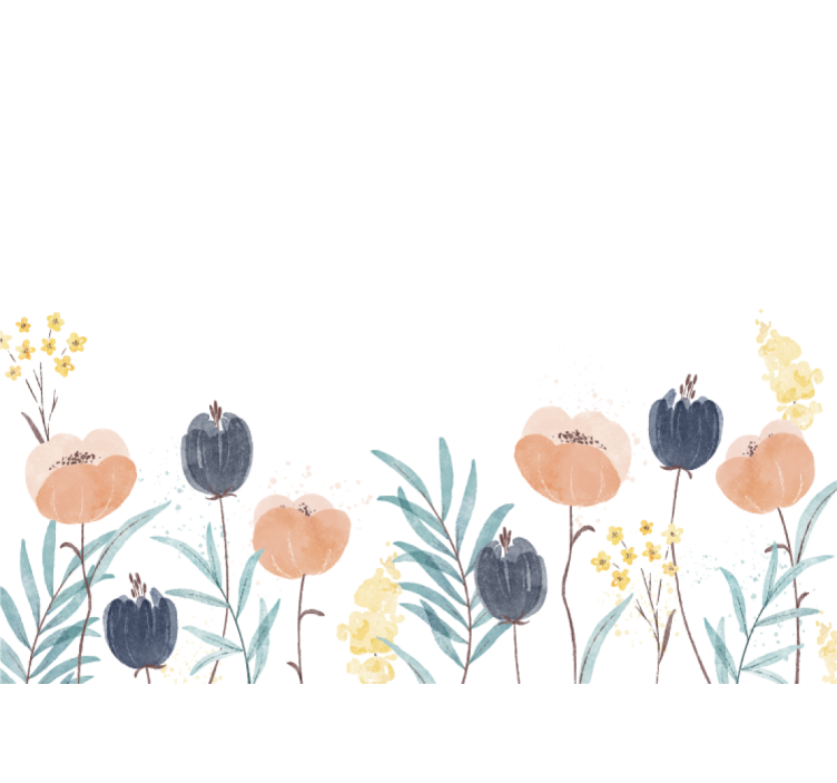 Fototapete blumen mit bezaubernder blumenkomposition - TenStickers