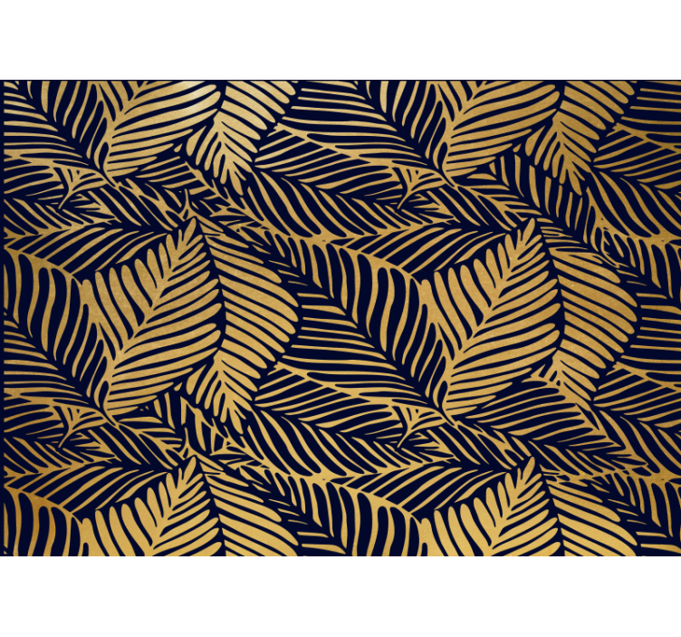 Fototapete natur mit detaillierten blattmustern - TenStickers