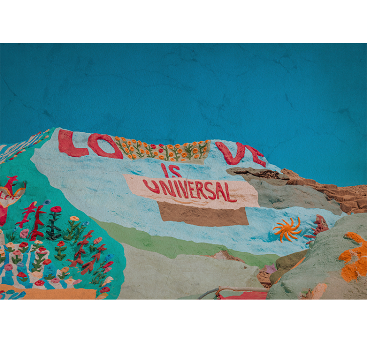 Fototapete liebe liebe ist universell - TenStickers