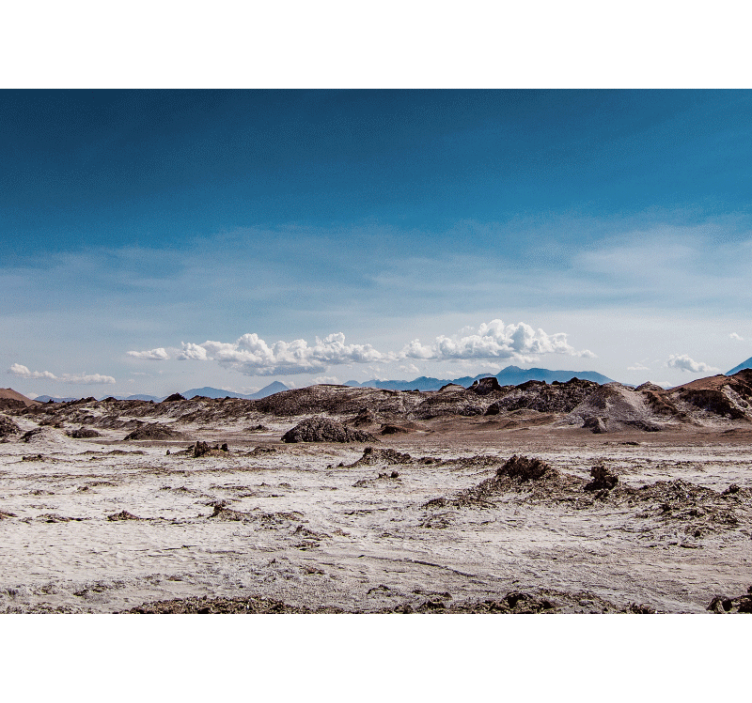 Fototapete berge erdrutsch gelände gipfel - TenStickers