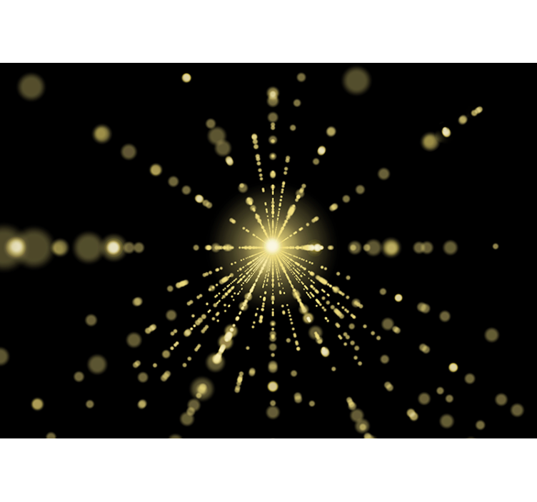 Fototapete Weltraum Sternschnuppen-konzept - TenStickers