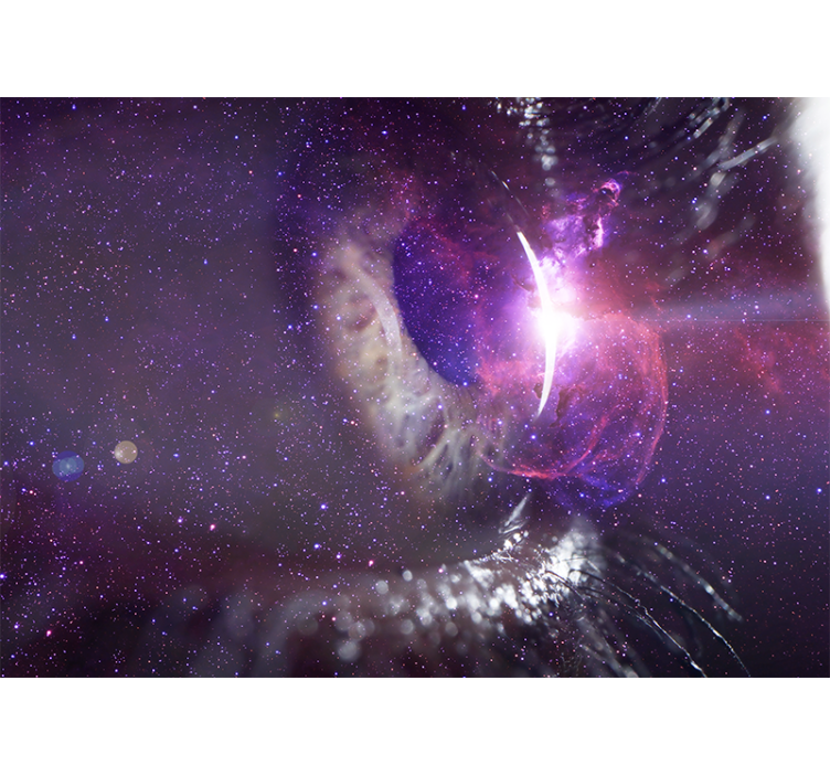 Fototapete weltraum galaktische augenperspektive - TenStickers