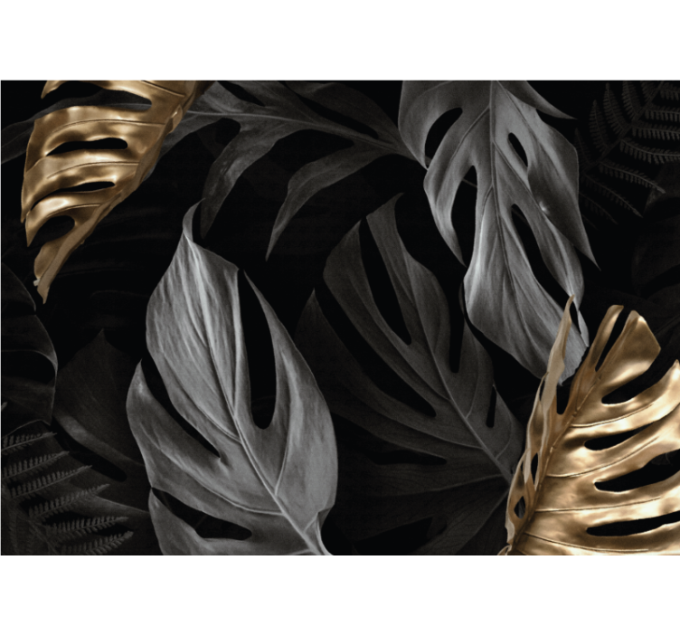 Fototapete Natur Elegante tropische blätter - TenStickers