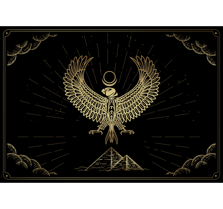 Fototapete tiere mit adleremblem design - TenStickers