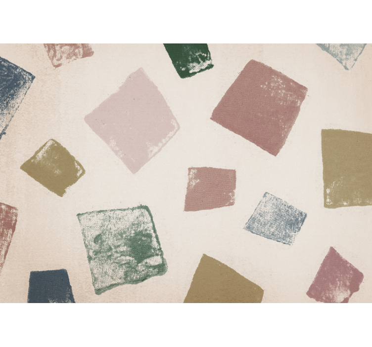 Fototapeten muster geometrische farbblöcke - TenStickers