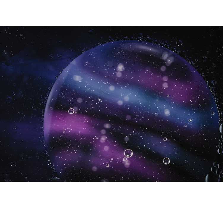 Fototapete abstrakt mit kosmischem blaseneffekt - TenStickers