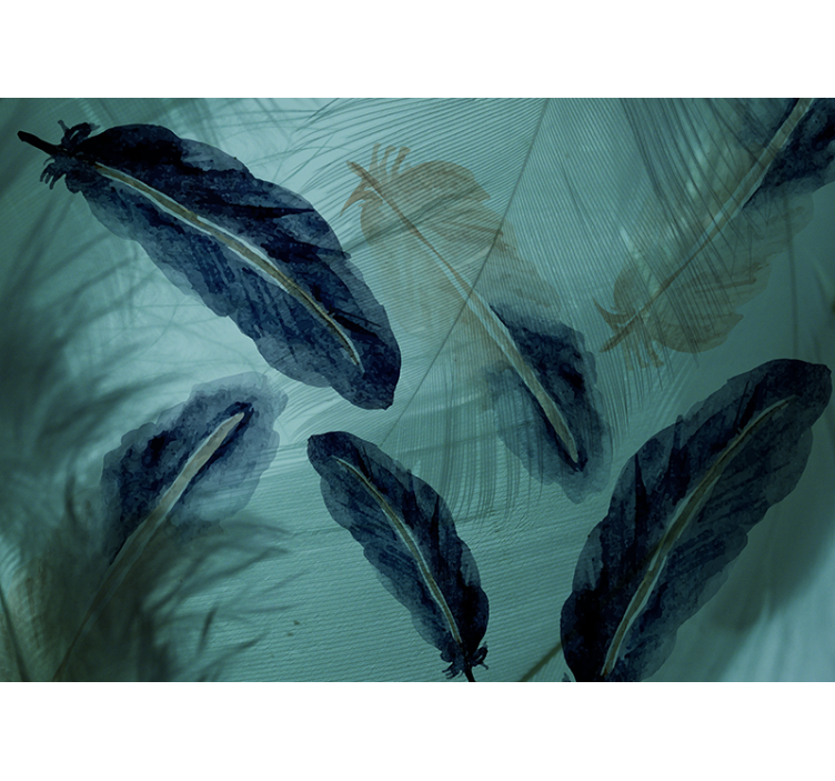 Fototapete weitere blumen mit eleganten blättern - TenStickers