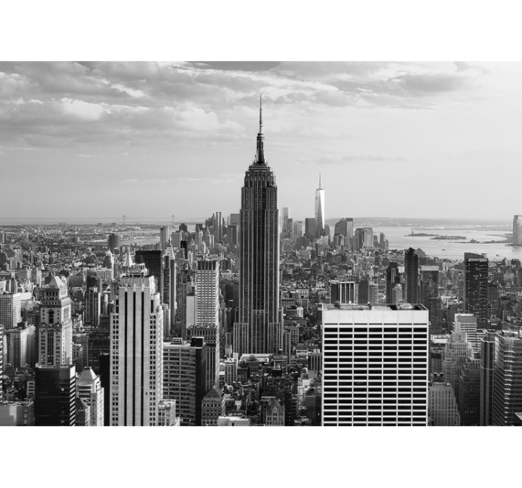 Fototapete new york empire state stadtlandschaft - TenStickers