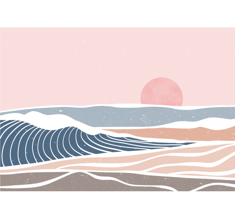 Fototapete natur ruhige küstenlandschaft - TenStickers