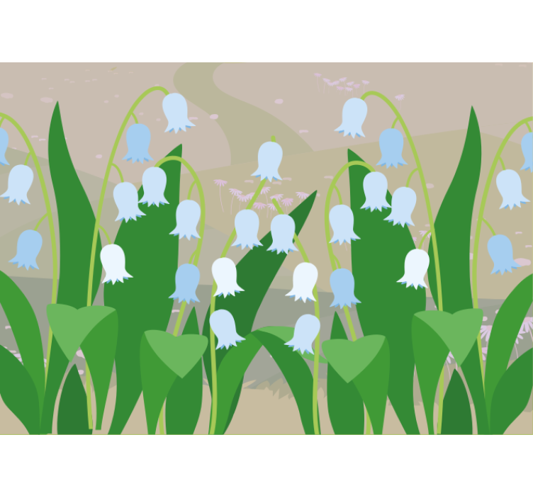 Fototapete blumen zarte blütenpracht - TenStickers