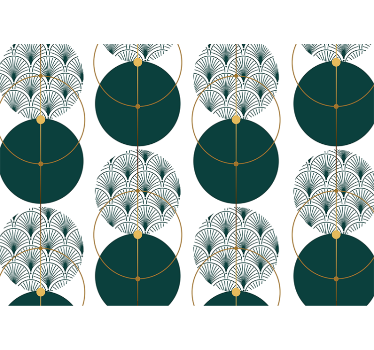 Fototapete abstrakt Geokunst im glamour-stil - TenStickers