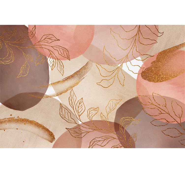 Fototapete Klassische Kunst Abstraktion im glamour-stil - TenStickers