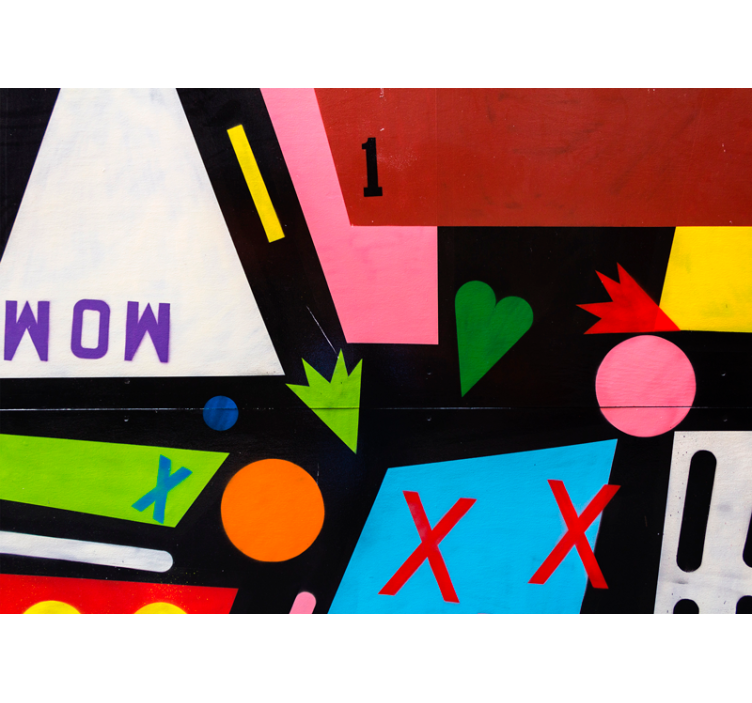 Fototapete Vintage Komische kunst - TenStickers