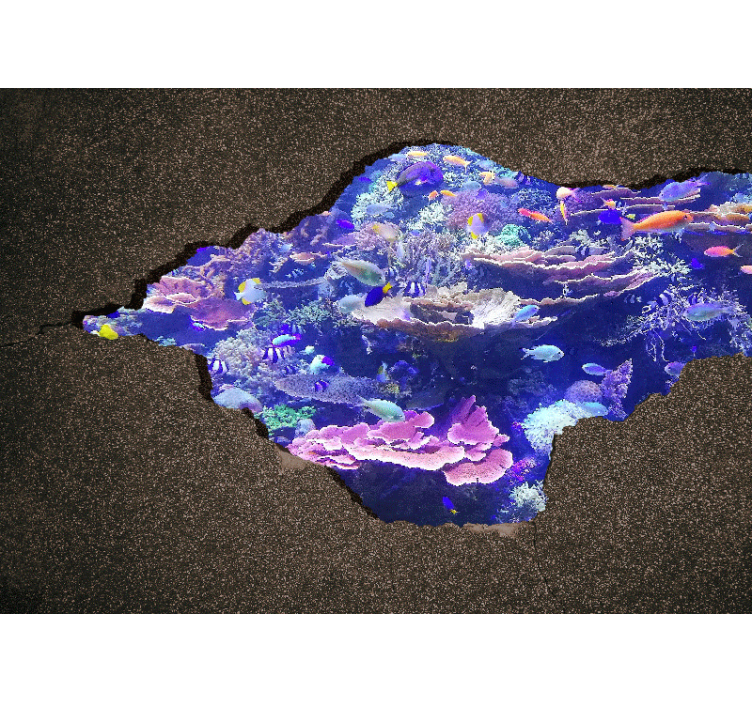 Fototapete natur unter den wellen korallenlandschaft - TenStickers