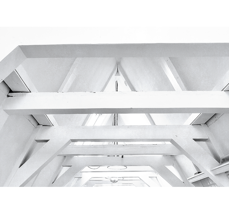 Fototapete 3D Holzbalken Textur - TenStickers