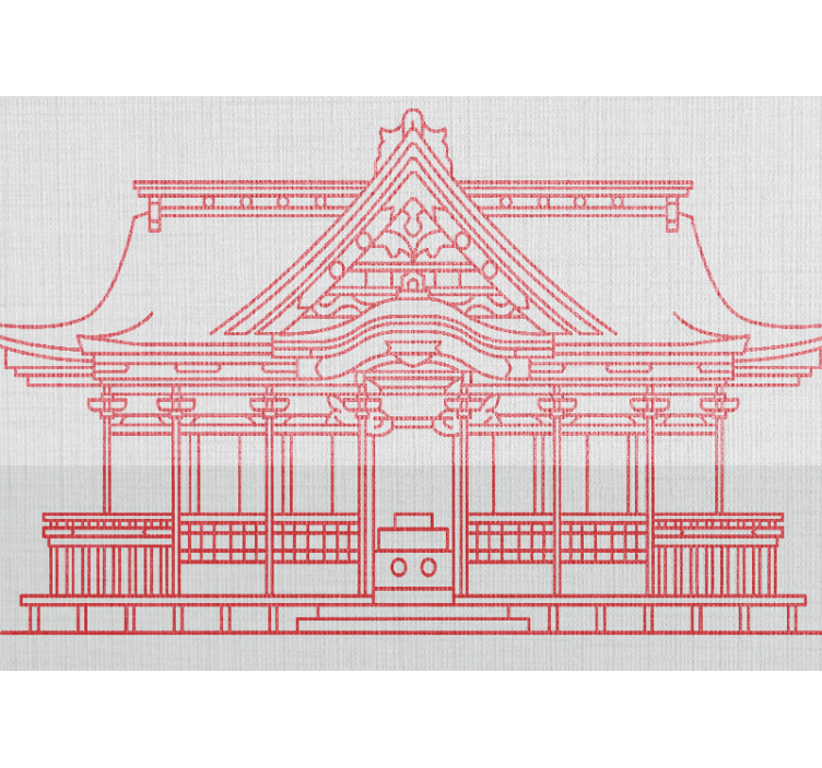 Fototapete städte traditionelle japanische architektur - TenStickers