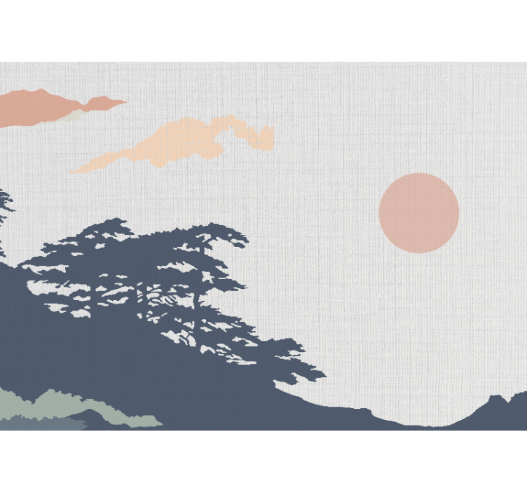 Fototapete natur ruhige landschaftsansicht - TenStickers