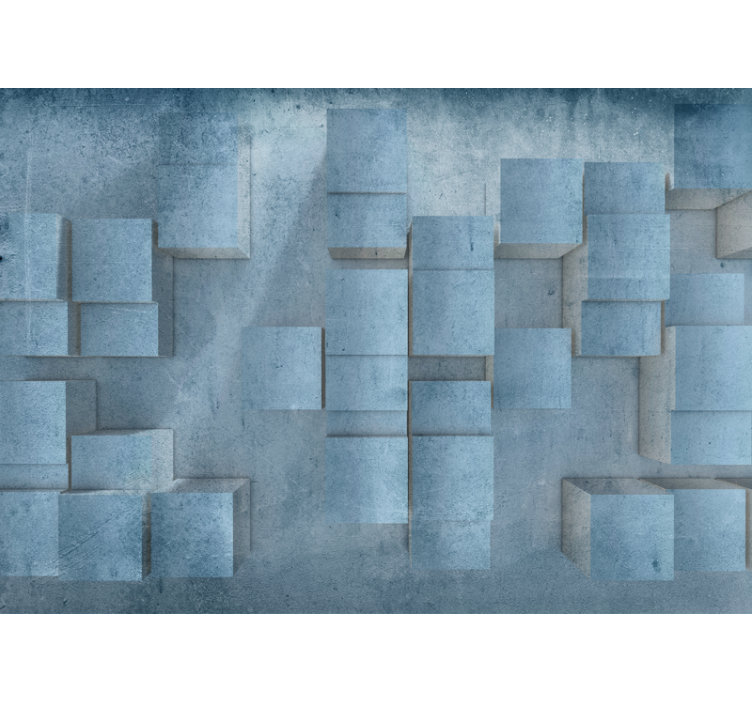 Fototapeten muster geometrisches blockmuster - TenStickers