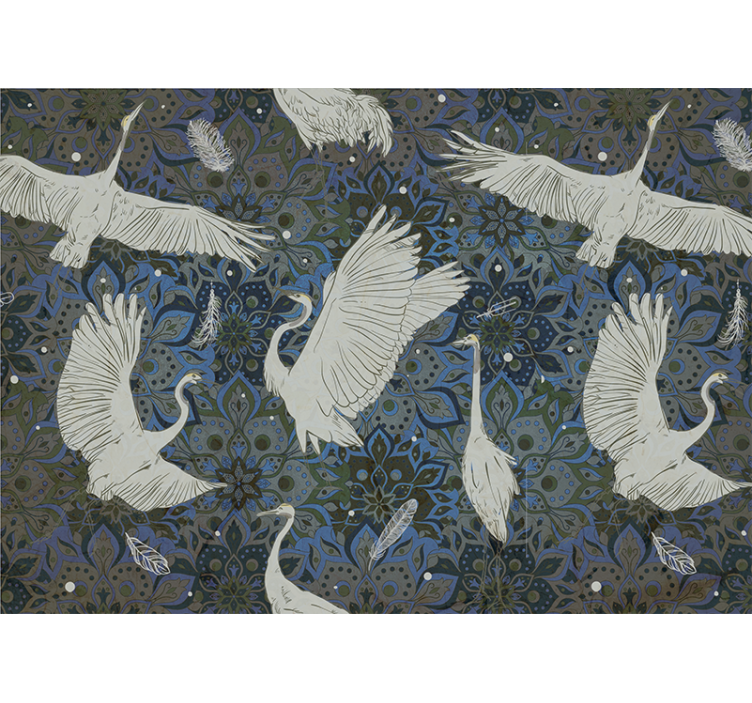 Fototapete tiere mit elegantem kranichmotiv - TenStickers