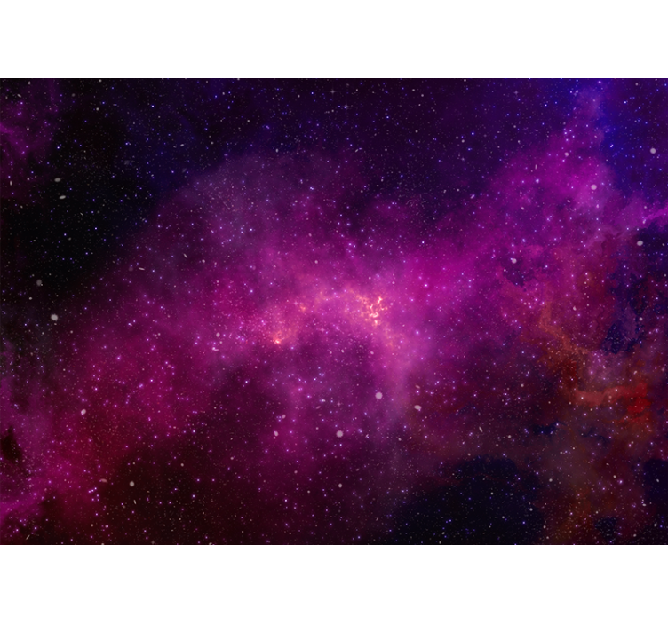 Fototapete weltraum kosmischer lila wirbel - TenStickers