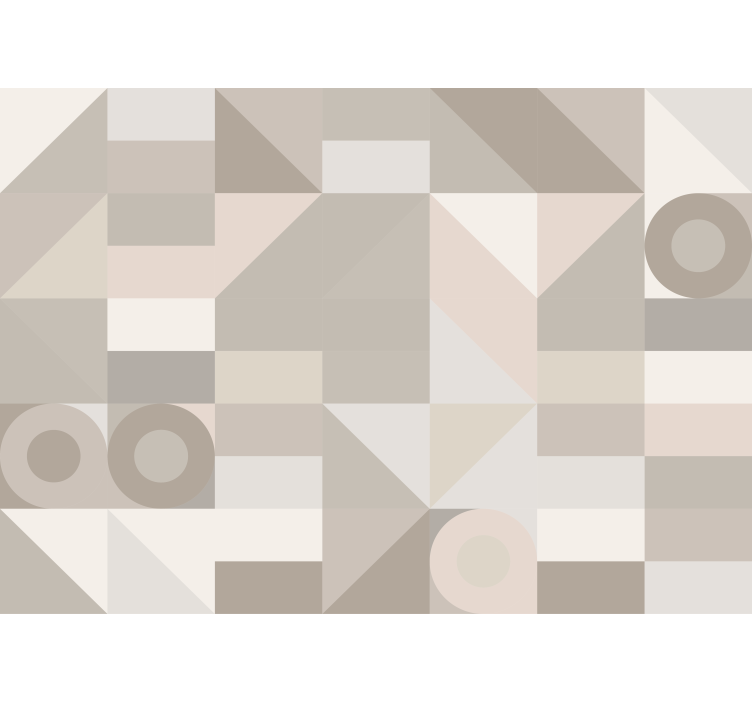 Fototapeten muster geometrische formen - TenStickers