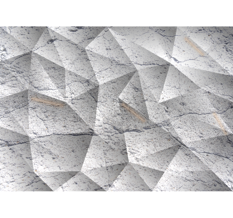 Fototapeten muster im geometrischen steinlook - TenStickers