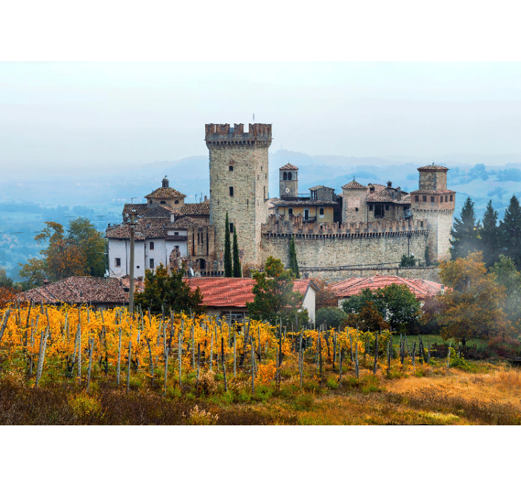 Fototapete städte landschaft des erbes schloss - TenStickers